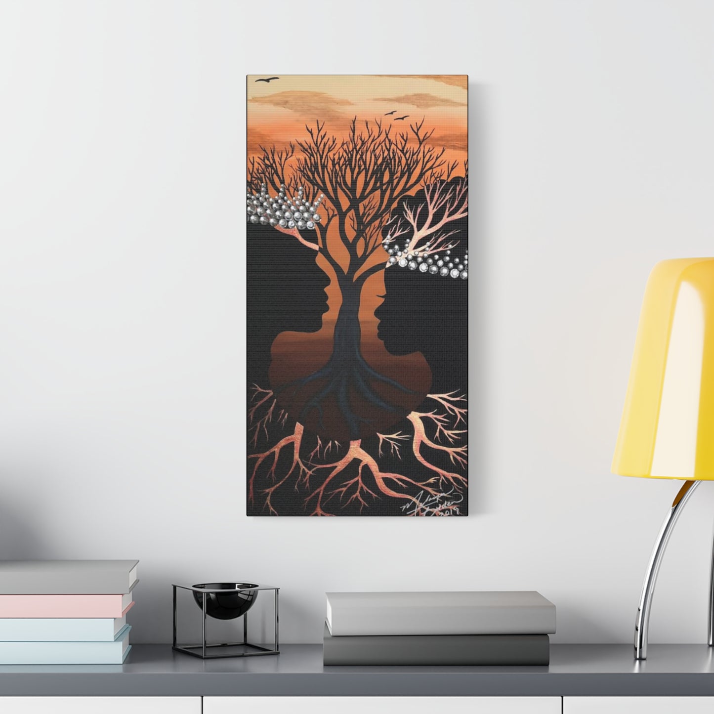 12"x24" Mind, Body & Soul Canvas Print