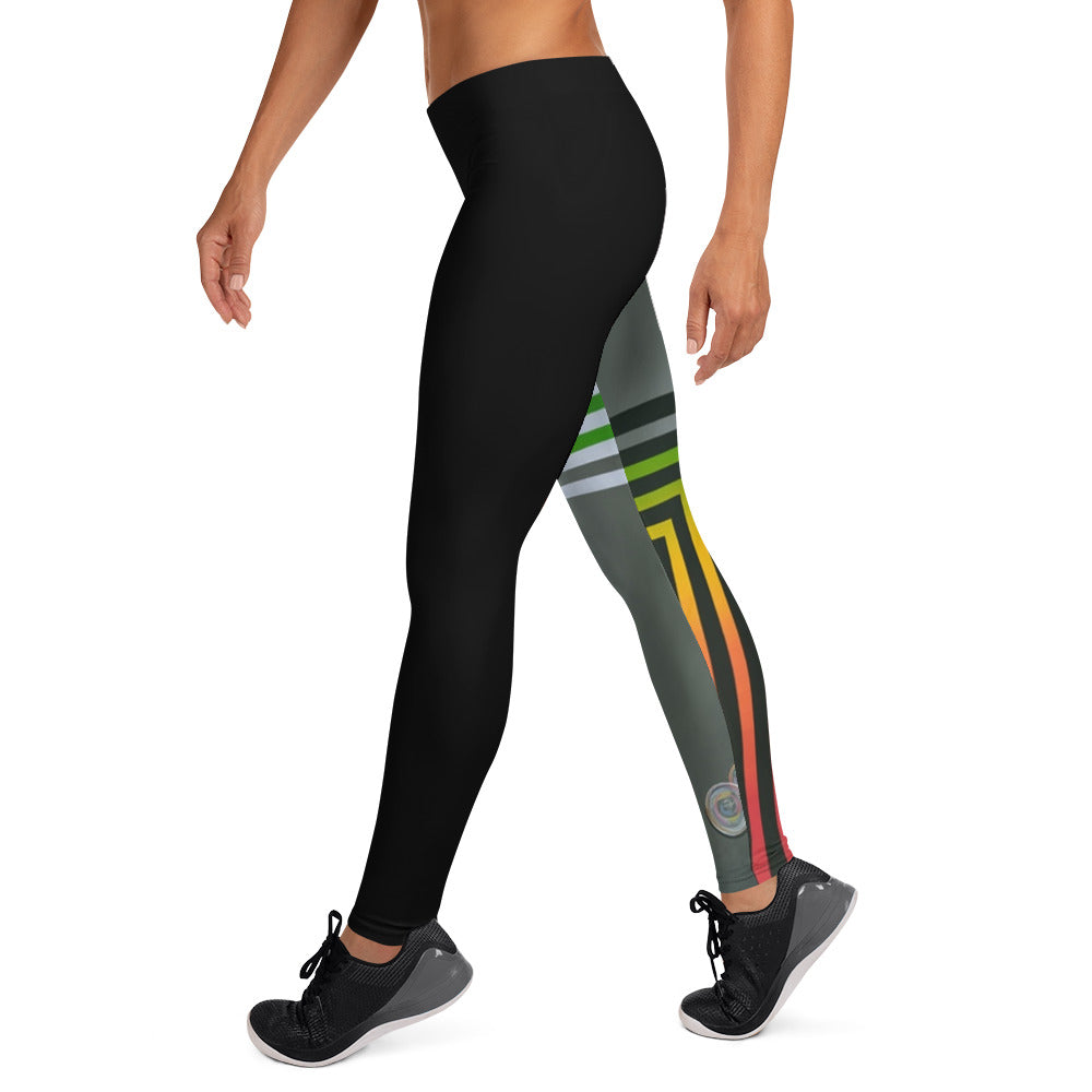 "Chakra Enlightenment" Leggings (Black)