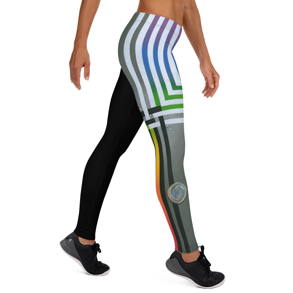 "Chakra Enlightenment" Leggings (Black)