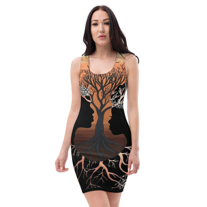 "Mind, Body & Soul" Fitted Dress