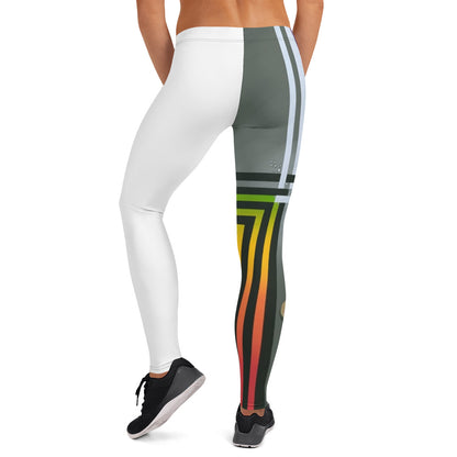 "Chakra Enlightenment" Leggings (White)