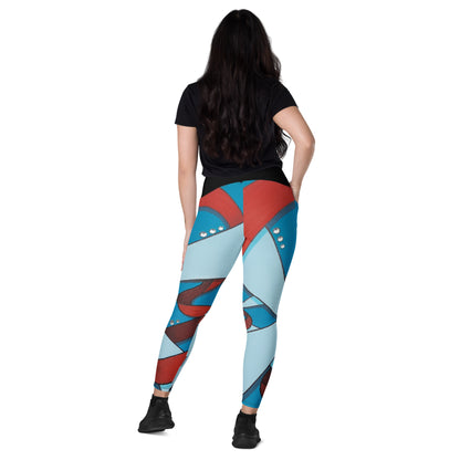 "Conflicting Dimensions" Leggings with Pockets