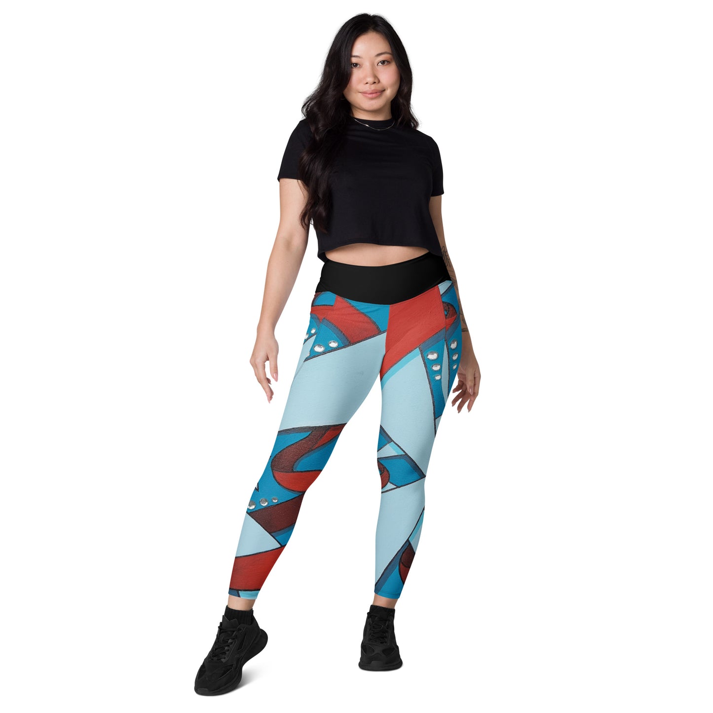 "Conflicting Dimensions" Leggings with Pockets