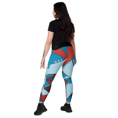 "Conflicting Dimensions" Leggings with Pockets