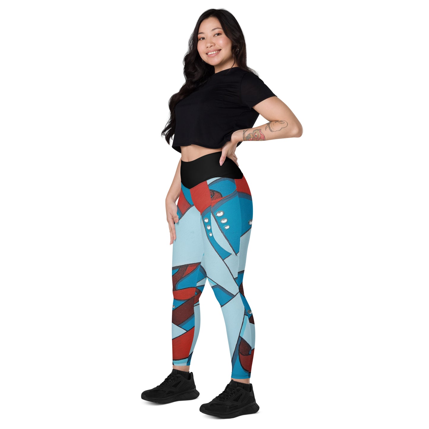 "Conflicting Dimensions" Leggings with Pockets