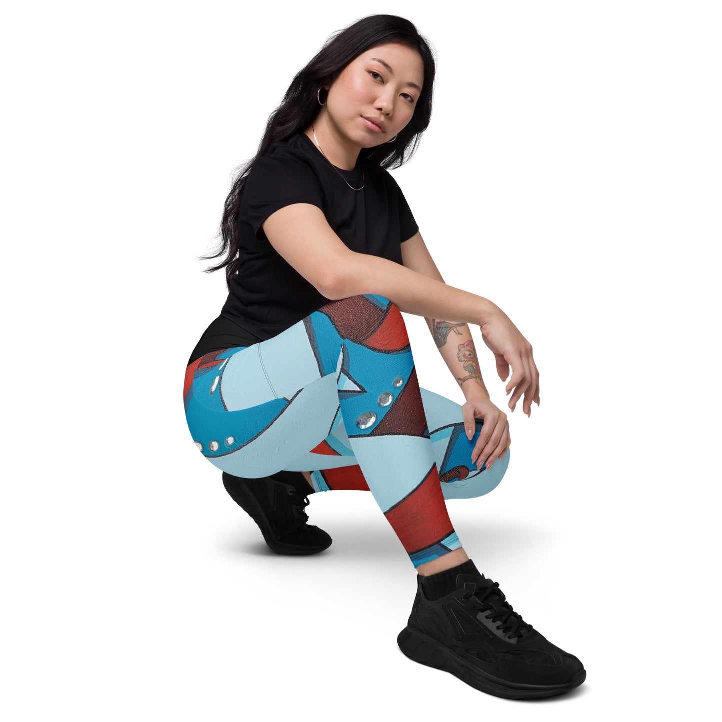 "Conflicting Dimensions" Leggings with Pockets