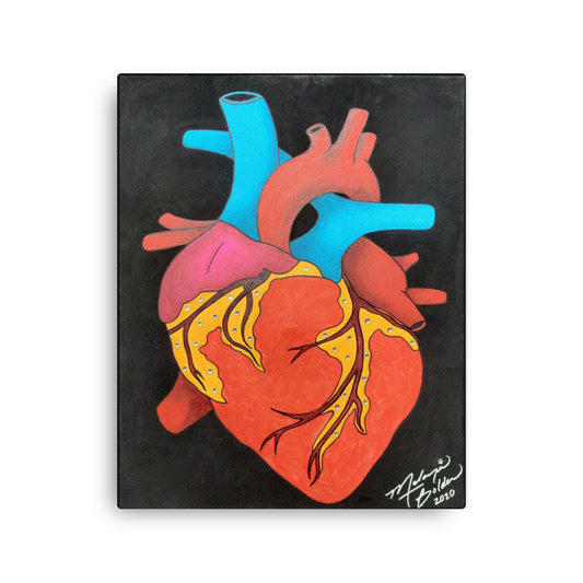 16"x20" My Heart Canvas Print
