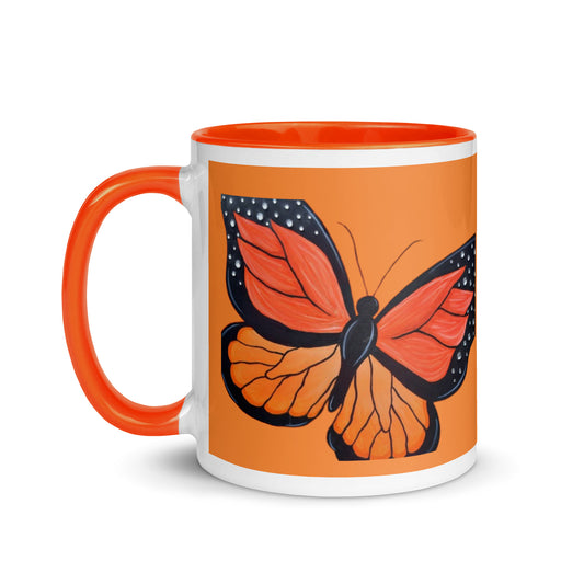 "Monarch Emerges" Coffee Mug (Orange)